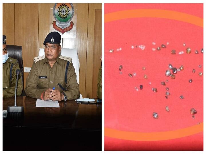 Chhattisgarh News: गरियाबंद में 71 नग हीरा बेचने के फिराक में था तस्कर, पुलिस ने किया गिरफ्तार Diamond Smuggler Arrested in Gariaband: Police arrested smuggler with 71 diamonds in Gariaband chhattisgarh ann Chhattisgarh News: गरियाबंद में 71 नग हीरा बेचने के फिराक में था तस्कर, पुलिस ने किया गिरफ्तार