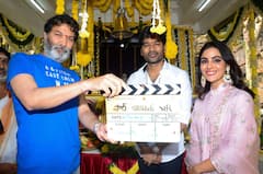 Dhanush's Sir Opening: త్రివిక్ర‌మ్ క్లాప్‌తో 'సార్‌' షురూ