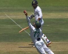 Watch Video: वैन डेर ड्यूसेन बने 'सुपरमैन', हनुमा विहारी का हवा में उछलकर लपका कैच