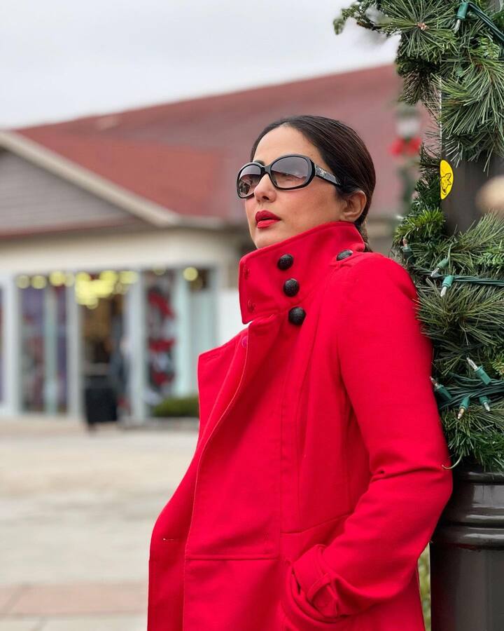 हिना खान तिच्या न्यूयॉर्क व्हेकेशनचा खूप आनंद घेत आहे.  (photo:realhinakhan/ig)