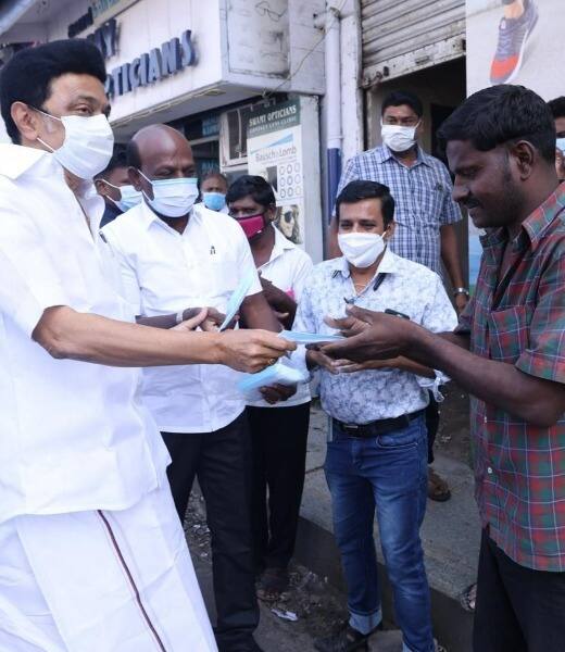 Both of them provided masks to people violating the Covid-19 norms.