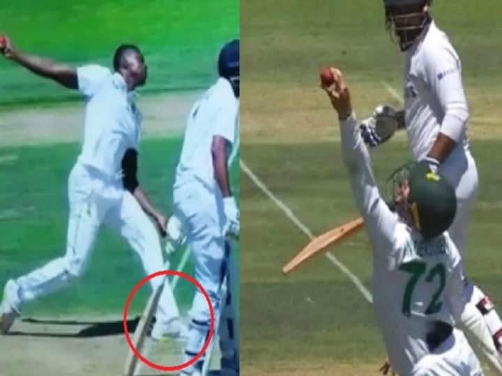 Ind vs SA second test match hanuma vihari got out on a no ball fans target third umpire Ind vs SA 2nd Test: नो-बॉल पर आउट हुए हनुमा विहारी? निशाने पर आए अंपायर
