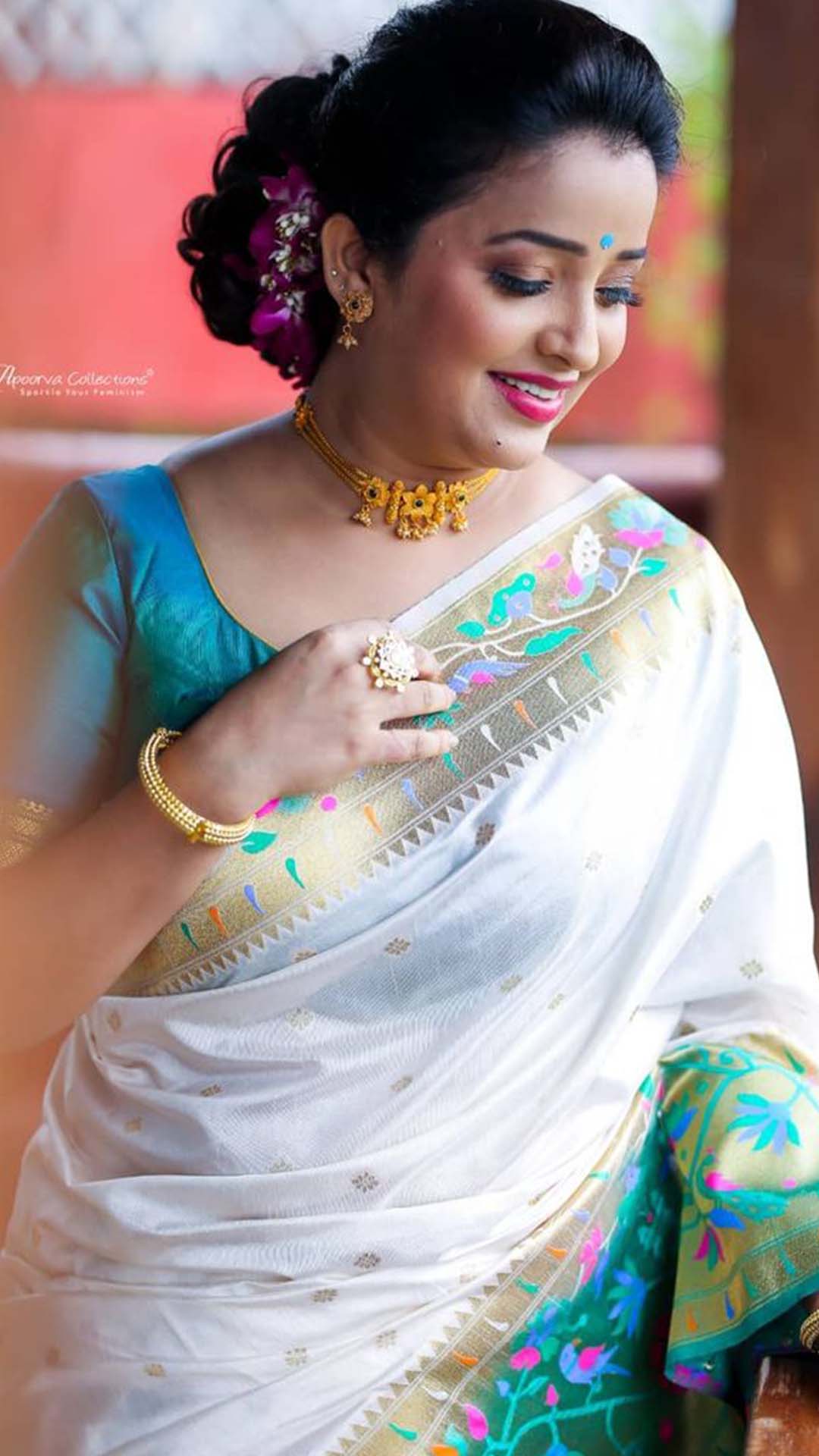 Kerala Traditional bride | Kerala saree blouse designs, Set saree,  Fashionable saree blouse designs