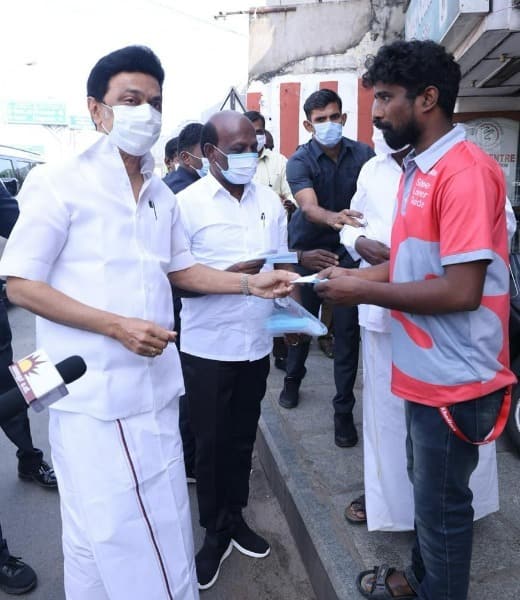 He was accompanied by TN Health Minister Ma Subramanian.