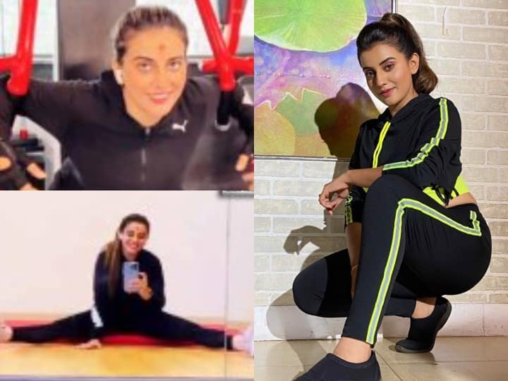 Bhojpuri actress Akshara Singh workout video went viral on social media Akshara Singh Video: जिम में वर्कआउट के साथ मस्ती करती नजर आईं भोजपुरी एक्ट्रेस Akshara Singh, वीडियो वायरल