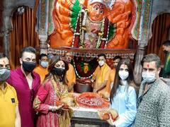 In Pics : बॉलिवूड अभिनेत्री Shilpa Shetty आणि राज कुंद्राने घेतले सप्तशृंगी देवीचे दर्शन