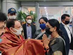 IN PICS | BJP National Prez JP Nadda Arrives In Hyderabad