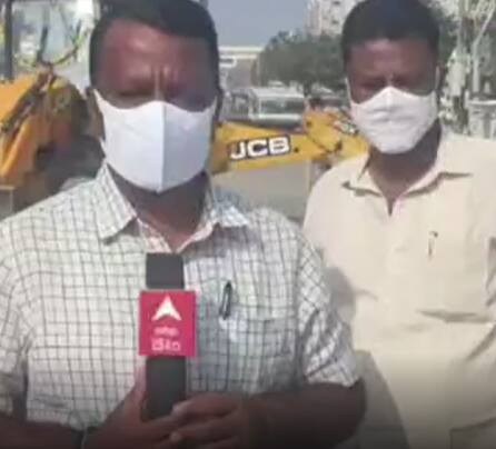 అనంతపురం ఫ్లై ఓవర్ బ్రిడ్జి కూల్చివేత లైవ్ దృశ్యాలు..