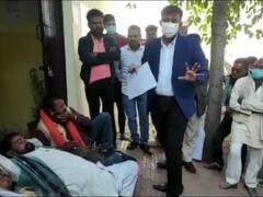 Jabalpur: फसल का मुआवजा नहीं मिलने पर आंदोलन की चेतावनी, किसानों ने किया अनोखा प्रदर्शन