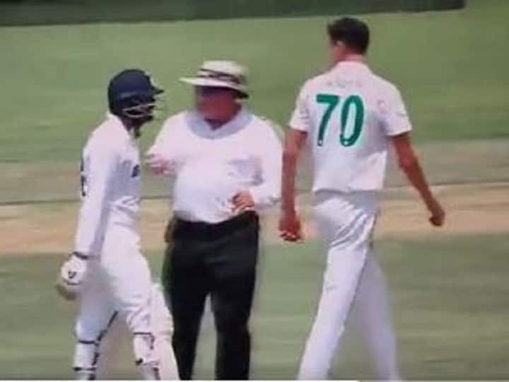 Jasprit Bumrah and Marco Jansen Fight on Ground at india vs South africa test match Ind vs SA, 2nd Test : फलंदाजी करताना बुमराह आफ्रिकेच्या मार्कोला भिडला, दोघांमध्ये वादावादी, पाहा VIDEO