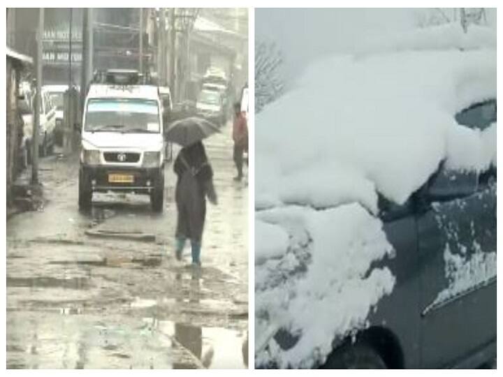Jammu-Kashmir Weather-Pollution Report: today weather and pollution report of Jammu-Kashmir 5 january, rain and snowfall in j&k today Jammu-Kashmir Weather-Pollution Report: जम्मू-कश्मीर में बारिश और बर्फबारी ने बढ़ाई परेशानी, मौसम विभाग ने की यहां नहीं जाने की अपील