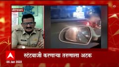 Aurangabad : धावत्या दुचाकीवर जोडप्याचे अश्लील चाळे; तरुणाला अटक ABP Majha