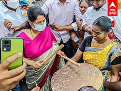 MP Kanimozhi Birthday Celebration: மேளம் வாசித்து பிறந்தநாளைக் கொண்டாடிய கனிமொழி