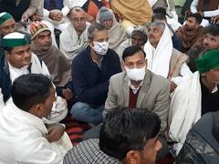 Shamli Farmers Protest: शामली में गन्ना बकाया भुगतान को लेकर किसानों ने दिया धरना, जिला गन्ना अधिकारी को बनाया बंधक