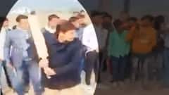 Video of UP's Bahubali leader & former MP Dhananjay Singh playing cricket goes viral, SP attacks Govt