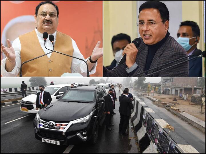 PM Modi Punjab Rally Cancelled congress leader Randeep Singh Surjewala reply BJP Chief JP Nadda PM Modi Rally Cancelled: जेपी नड्डा के आरोपों पर कांग्रेस का पलटवार, ट्वीट कर किया ये दावा