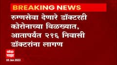 Maharashtra Corona : रुग्णसेवा देणारे डॉक्टर कोरोनाच्या विळख्यात,216 निवासी डॉक्टरांना कोरोनाची लागण