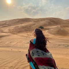 IN PICS| Katrina Kaif's Sister Isabelle Kaif Amid Picturesque Sand Dunes