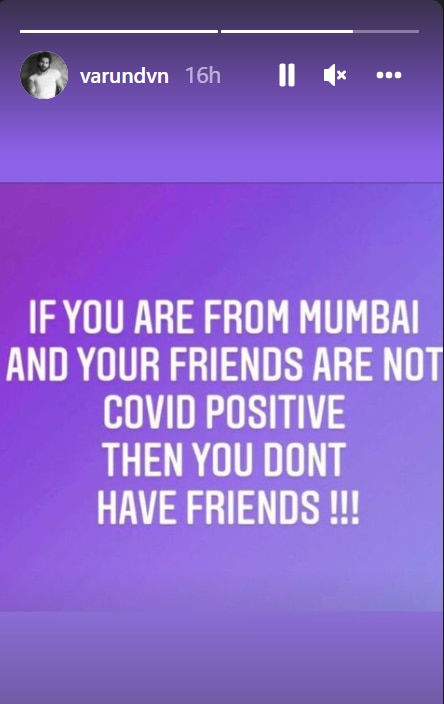 Varun Dhawan Jokes About Covid Outbreak In Mumbai