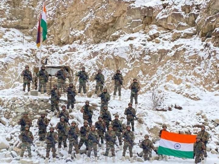 Prajurit Angkatan Darat India Di Lembah Galwan Dengan Tiranga, China Global Times Mengatakan Politisi India Tidak Harus Mengubah Manisan Tahun Baru Menjadi Peluru