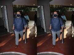 Dilip Joshi spotted at Airport: ब्लू शर्ट, ब्राउन जूते और माथे पर बड़ा सा तिलक, बैग पैक कर कहां को चलें जेठालाल