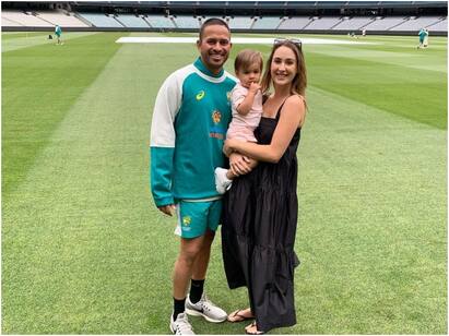 बेहद खूबसूरत हैं Usman Khawaja की वाइफ Rachel McLellan, शादी के लिए बदलना पड़ा था धर्म