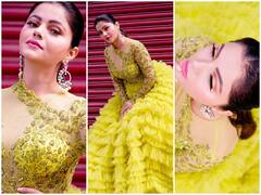 Rubina Dilaik Photos: येलो गाउन में रुबीना दिलैक लगीं अप्सरा सी खूबसूरत, दिलकश अदाओं से फैंस को किया मदहोश