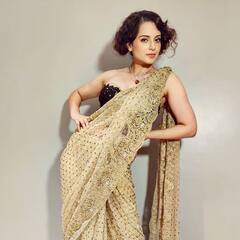 Kangana Ranaut Saree Photos: कंगना रनौत साड़ी में लगाती हैं ग्लैमर का तड़का, खूबसूरती में देती हैं न्यू कमर्स को मात