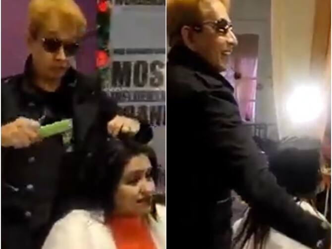 WATCH| Hair Stylist Jawed Habib Spits On A Woman's Head During Workshop,  NCW Asks UP