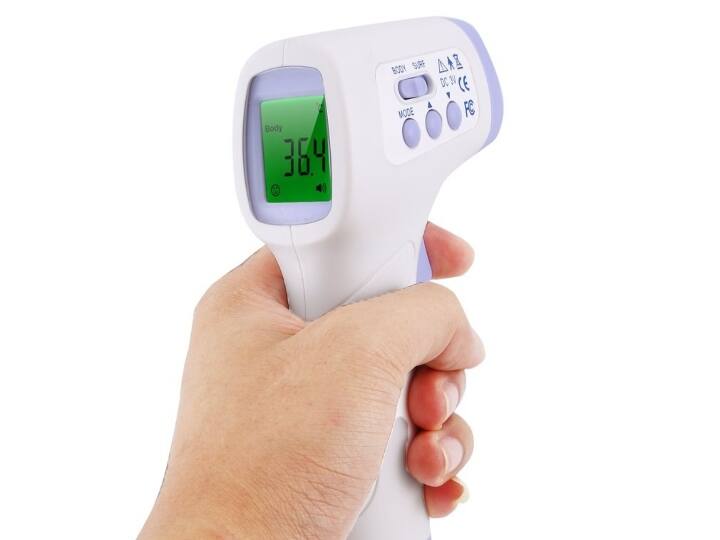 कॉन्टैक्टलेस थर्मामीटर (Contactless Thermometer) : इस थर्मामीटर (Thermometer) की खासियत ये है कि आप किसी की बॉडी को टच किए बिना भी उसके शरीर का टेंपरेचर (Temperature) माप सकते हैं. यह कोरोना (Covid-19) जैसी बीमारी के लिए काफी कारगर है, क्योंकि इसमें संक्रमित से दूर रहना होता है. इसकी कीमत 1 हजार रुपये तक है.
