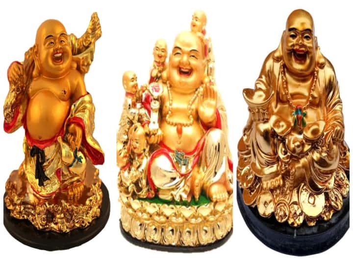 Laughing Buddha Positions And Results., Know In Details Laughing Buddha: ఈ టైప్ లాఫింగ్ బుద్ధ మీ ఇంట్లో ఉంటే.. అదృష్టం దరిద్రం పట్టినట్టు పడుతుందట