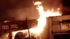 Fire at godown in Maharashtra's Bhiwandi, Fire brigades on spot