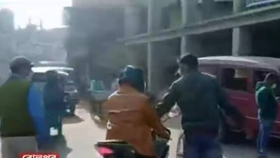 Birbhum: মাস্ক ছাড়া বেরোলেই কড়া পদক্ষেপ, সংক্রমণ মোকাবিলায় বোলপুর শহরে পুলিশি অভিযান | Bangla News