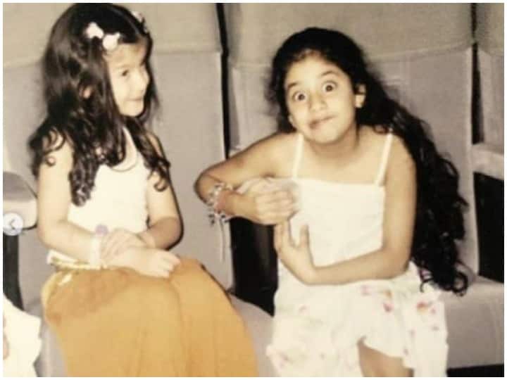 Janhvi Kapoor Childhood Picture hard to recognize sridevi and boney kapoor cute daughter Throwback: ये मस्तीखोर बच्ची है आज की सिजलिंग बॉलीवुड एक्ट्रेस, 'धड़क गर्ल' को क्या आप पहचान पाए