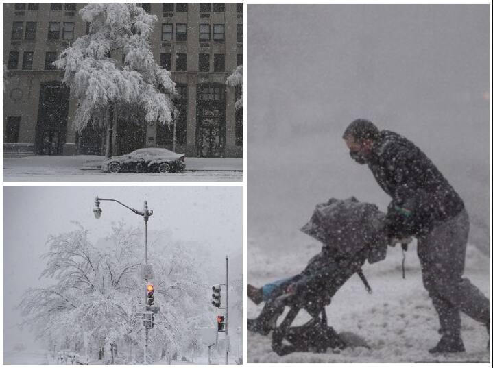 Extraordinary snowfall event stretching USA Vancouver Island to Russia snowfall Snowfall in USA: ਬਰਫਬਾਰੀ ਨੇ ਕਈ ਥਾਈਂ ਰੁਕਾਇਆ ਕੰਮ, ਕਿਤੇ ਲਿਆਂਦੀ ਚਿਹਰਿਆਂ ‘ਤੇ ਮੁਸਕਾਨ, ਅਮਰੀਕਾ ‘ਚ ਜਨ-ਜੀਵਨ ਪ੍ਰਭਾਵਿਤ