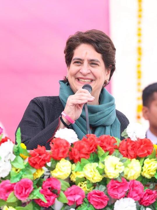 प्रियंका गांधी का सियासी सफर