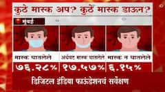 Mask Uses: डिजीटल इंडिया फाउंडेशनचं सर्वेक्षण, मुंबईत मास्क वापरणाऱ्यांची संख्या सर्वाधिक ABP Majha