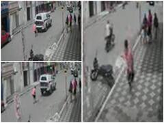 Watch: पुलिस की चलती गाड़ी से कूद कर फरार हुआ कैदी, किसी को नहीं लगी भनक