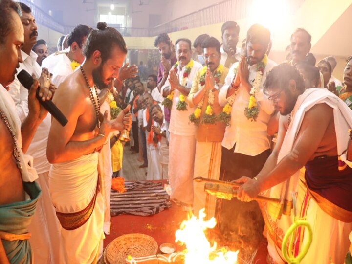 பிரதமர் மோடி நல்லா இருக்கணும்...! திருப்பரங்குன்றத்தில் ஹோமம் நடத்திய பாஜகவினர்...