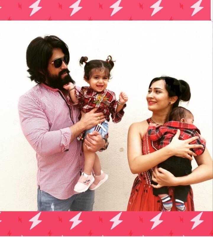 యశ్ ఫ్యామిలీ (image credit : Radhika Pandit/Instagram)