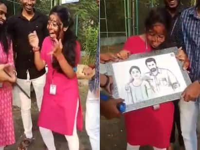 Surya Die-hard Girl Fan Happiness goes Viral On Social Media Watch Video: அய்யய்யோ சூர்யா அண்ணா.. பிறந்த நாள் பரிசால் ஆனந்தக் கடலில் துள்ளிக்குதித்த ரசிகை.. வைரல் வீடியோ