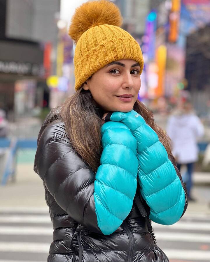 हिना या लूक मध्ये खूप क्युट दिसत आहे. (फोटो :realhinakhan/ig)