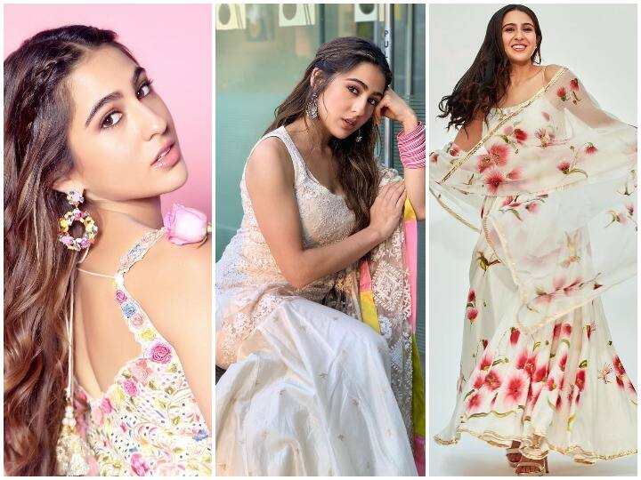 Sara Ali Khan Photos: बॉलीवुड एक्ट्रेस सारा अली खान (Sara Ali Khan) इन दिनों अपनी पर्सनल लाइफ को लेकर चर्चा में बनी हुई हैं. इसी बीच एक्ट्रेस (Sara Ali Khan Desi Look Photo) के देसी लुक ने सोशल मीडिया पर धमाल मचा दिया है. देसी लुक में सारा बेहद खूबसूरत लग रही हैं.