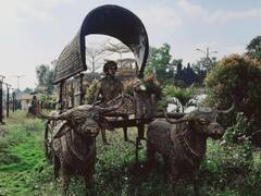 Bastar News: एयरपोर्ट चौक के बदले नजारे से बस्तर की खूबसूरती में लगे चार चांद, पर्यटक कर रहे जमकर तारीफ