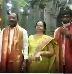 కుటుంబంతో శ్రీకాళహస్తిలో ఇస్రో ఛైర్మన్.. రాహు కేతు పూజ చేసిన శివన్