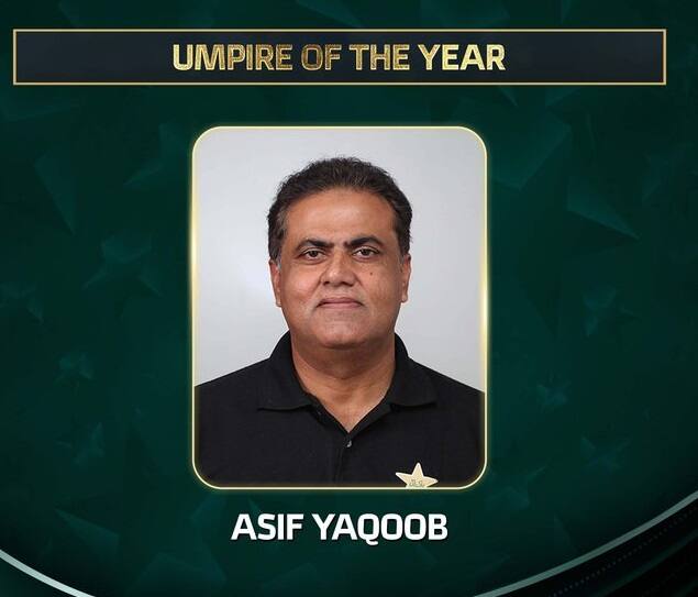 અંપાયર ઓફ ધ યર- આસિફ યાકૂબ