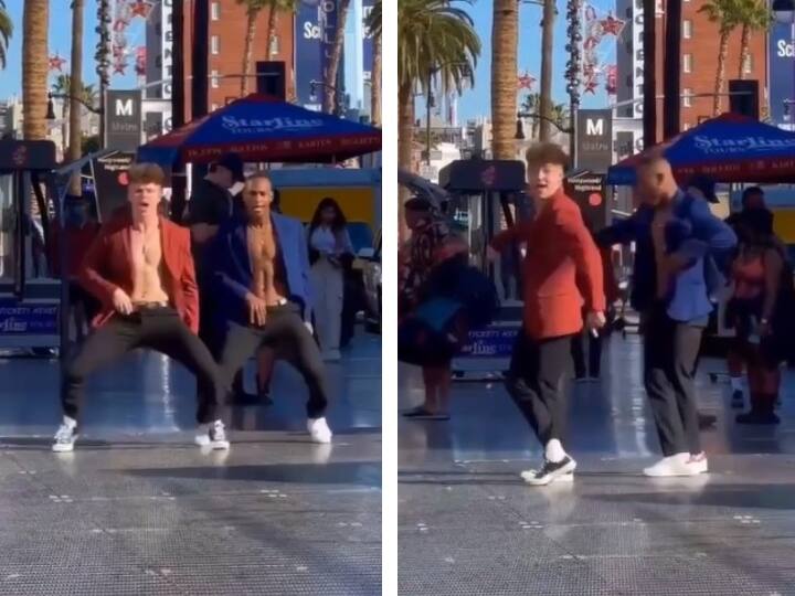 'नाच-नाच मेरी रानी' पर 2 विदेशियों का शानदार डांस, Guru Randhawa ने शेयर किया वीडियो dancing on naach-naach meri raani song in india, video getting viral 'नाच-नाच मेरी रानी' पर 2 विदेशियों का शानदार डांस, Guru Randhawa ने शेयर किया वीडियो