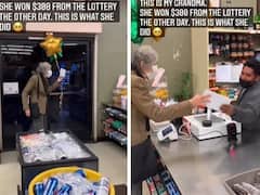 Watch: लॉटरी निकली तो बुजुर्ग महिला ने उसे दे दी आधी रकम, जिससे खरीदा था टिकट