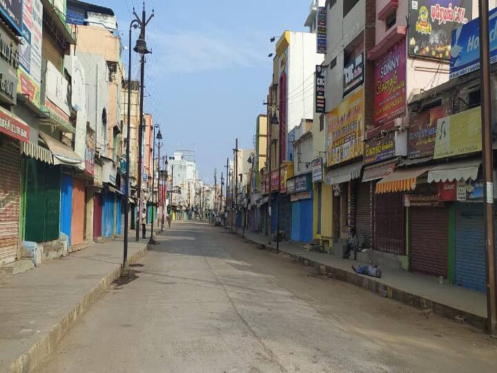 ஞாயிற்றுக்கிழமை ஊரடங்கை முன்னிட்டு மதுரை மாநகர் முழுதும் அமைதியாக காட்சியளிக்கிறது