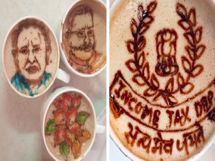 Painting on Coffee: कुछ ही पलों में कॉफी के झाग पर किसी की भी तस्वीर बना देती हैं जोधपुर की अनुराधा